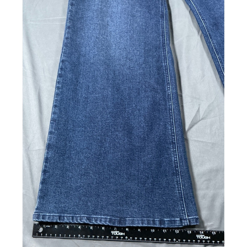 Sofia Jeans by Sofia Vergara Margot Wide Leg High Rise Dark Wash Denim Size 16 - Picture 6 of 12
